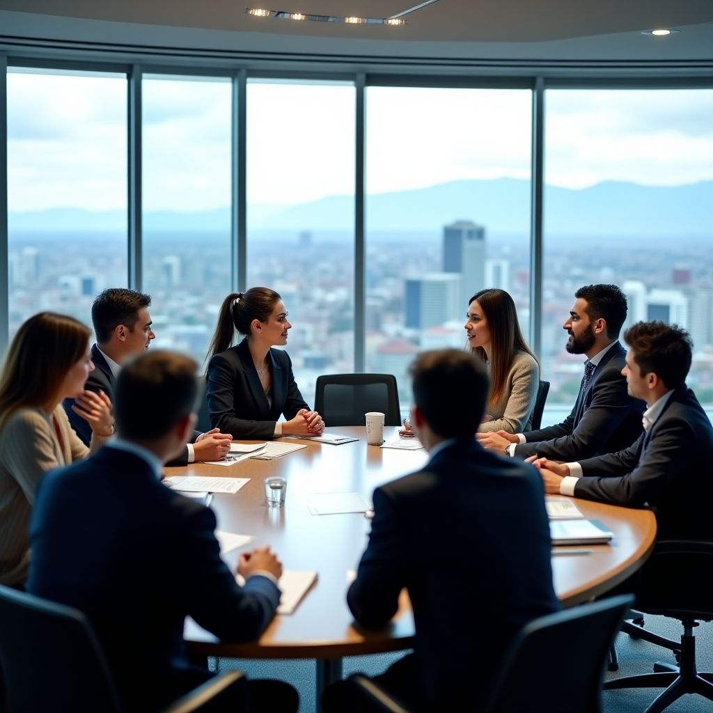 Equipo de ChileInvest en oficina moderna